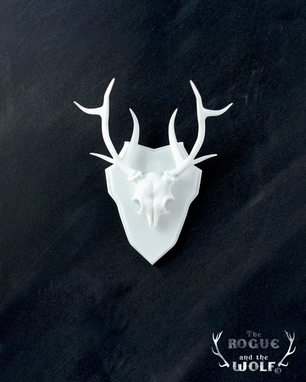 Deer Faux Taxidermy, deer skull, antlers home decor, mounted deer skull, home decor, animal wall hanging, woodland space, mini taxidermy