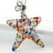 Christmas Ornament, Star Ornament, Beaded Wire Star, Christmas Star, Suncatcher, Decoration, Wire Suncatcher