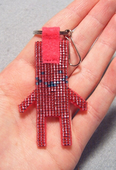 Beaded "Bunny Doll" Keychain/Pendant