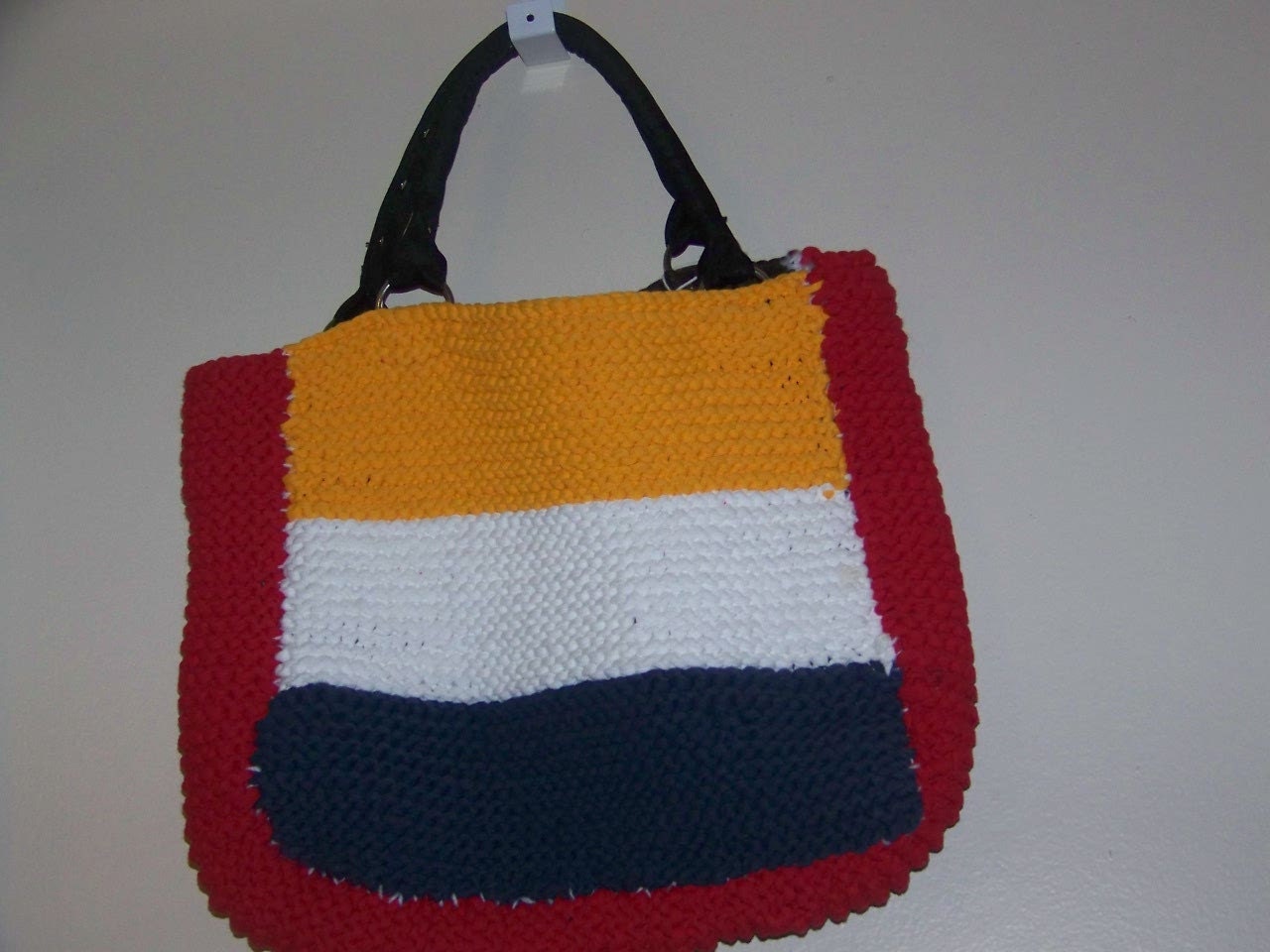 Recycled, Repurposed, Upcycled Tee Shirts Into Tote Bag, Cotton