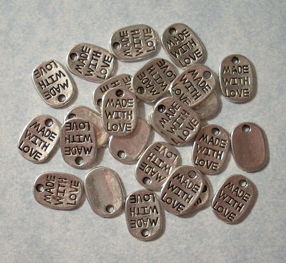 Made with Love Charms 25 pcs
