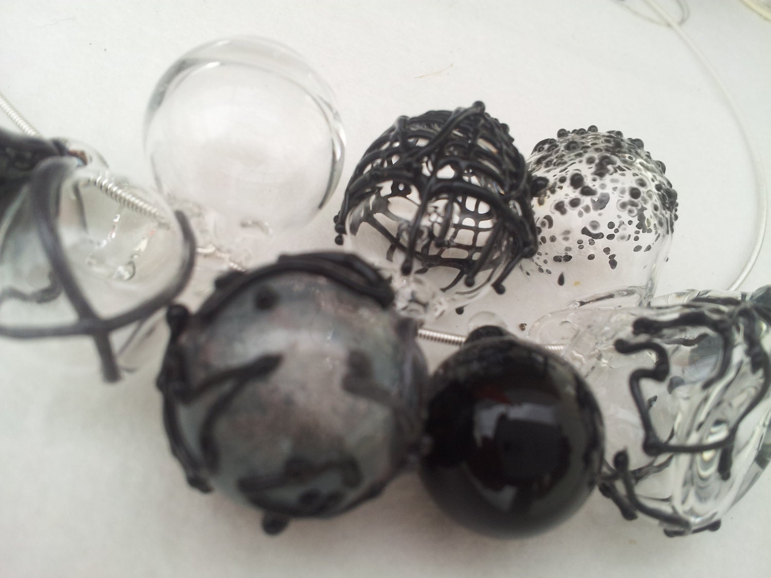 modern texture necklace