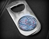 Texas A&M College Station Map Bottle Opener - As Seen in Imbibe Magazine