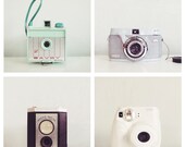 The Quirky Cameras - set of 4 8x8 photographs