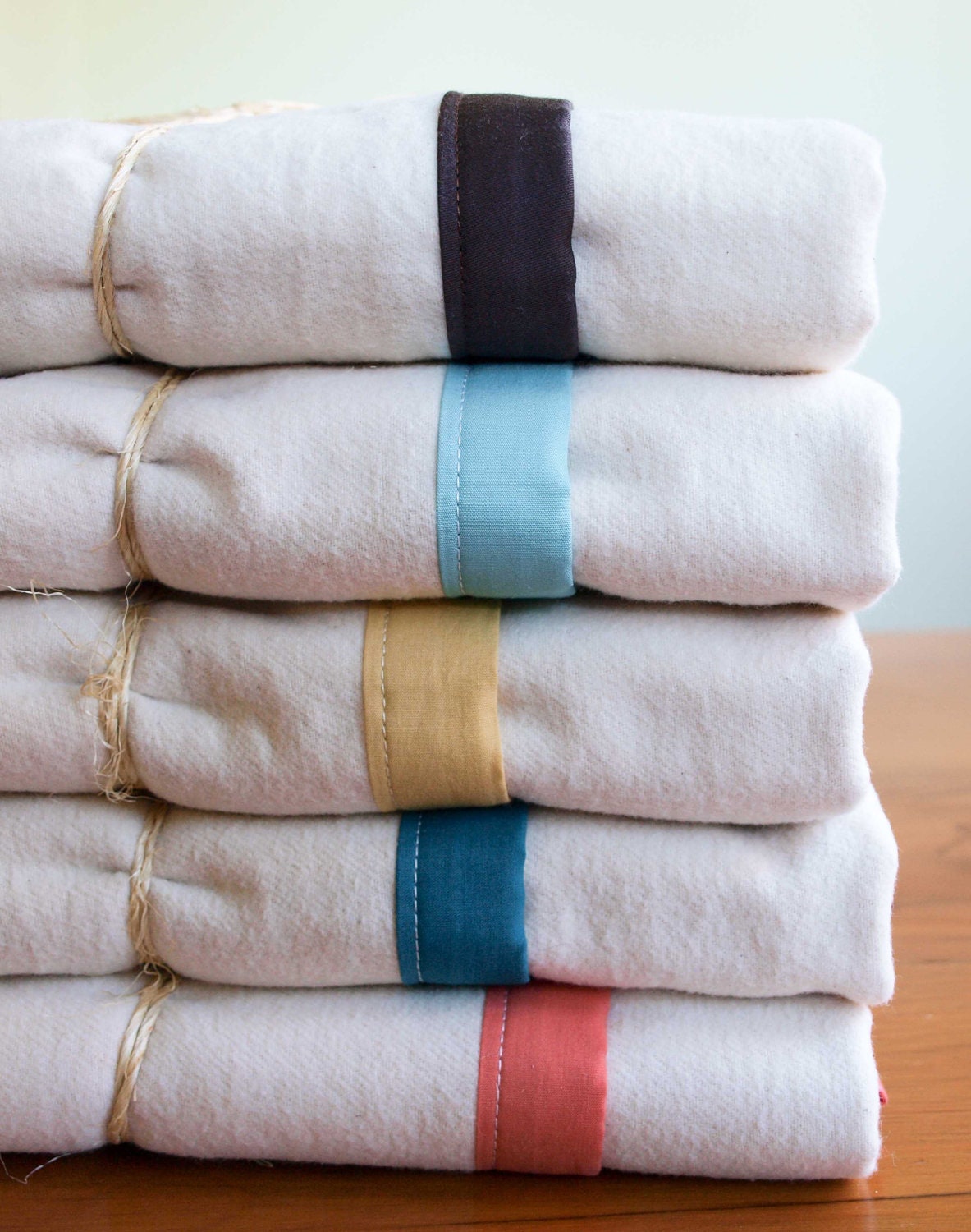 Design your Own Toddler-Sized Essential Organic Flannel Blanket, MADE TO ORDER
