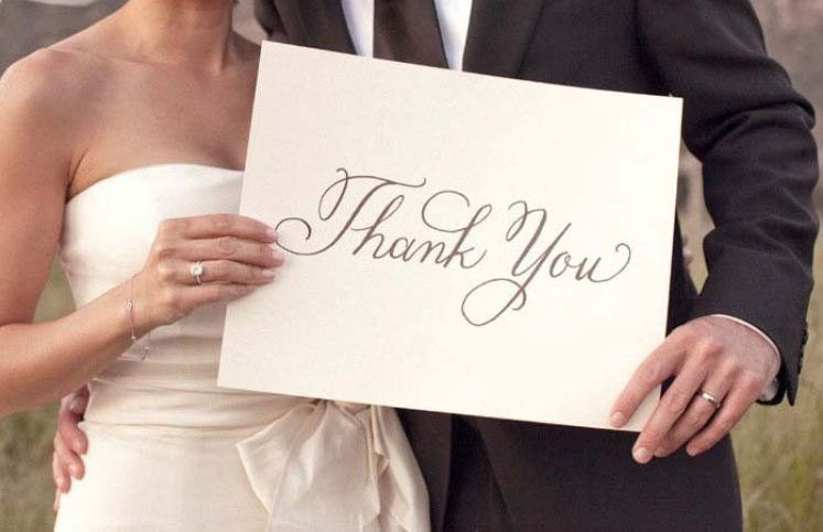 Calligraphy Thank You Sign