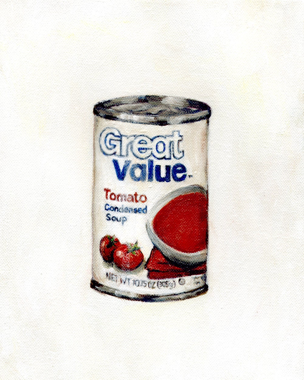 Great Value Tomato Soup - 8x10 Print - Andy Warhol for the Economic Crisis
