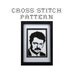 DIY Ron Swanson - .pdf Original Cross Stitch Pattern - Instant Download