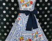 Pac-Man 8-Bit 80's Corset Halter Dress SIZE 10