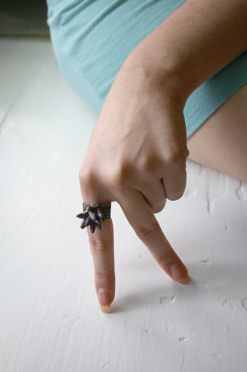 Spikes Ceramic Ring