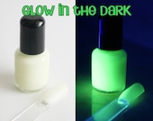 Lumos Glow In The Dark Nail Polish Custom-Blended Glitter - Large Bottle - 15ml