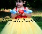 Snow White Tutu Costume Dress Baby to 24M