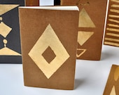 gold diamond notebook - medium