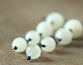 White Moonstone  Earrings -   Oxidized Silver  -  Handmade Jewelry -  June -  Birthstone  Earrings -  Dangle -   Monstone  Jewelry