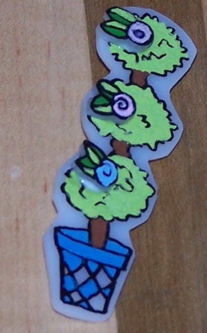 Incredible shrinking topiary pin
