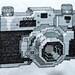 Black and White Vintage Camera Cross Stitch Pattern Instant Download