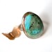 Amazonite Gemstone Butterfly Charm Ring - 14kt Gold Fill - Sterling Silver