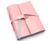 Beboppin' Pink Patent Leather Journal and Sketchbook in Cotton Candy