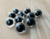 15mm Animal Eyes Clear - 5 pairs Craft Safety Eyes - Paintable