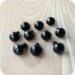 12mm Black Safety Eyes - 5 pairs Craft Eyes