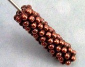 TierraCast 4MM Beaded Heishi Spacer Bead, Antique Copper 50 Pc. TC27