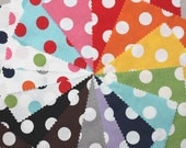 15 squares Cotton MEDIUM Dots Charm Pack  - 5 inch squares by Riley Blake
