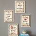 Good Manners Set of 4 8x10 Childrens Art Prints