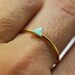 1 Tiny triangle ring- dainty ring- stackable ring- mini geometric ring