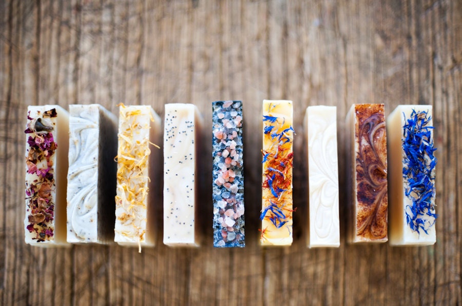 Organic Handmade Soap Collection - 9 soap bars - The Gift that Gives Back