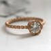 15% OFF - 14 Karat Rose Gold and Moissanite Engagement Ring