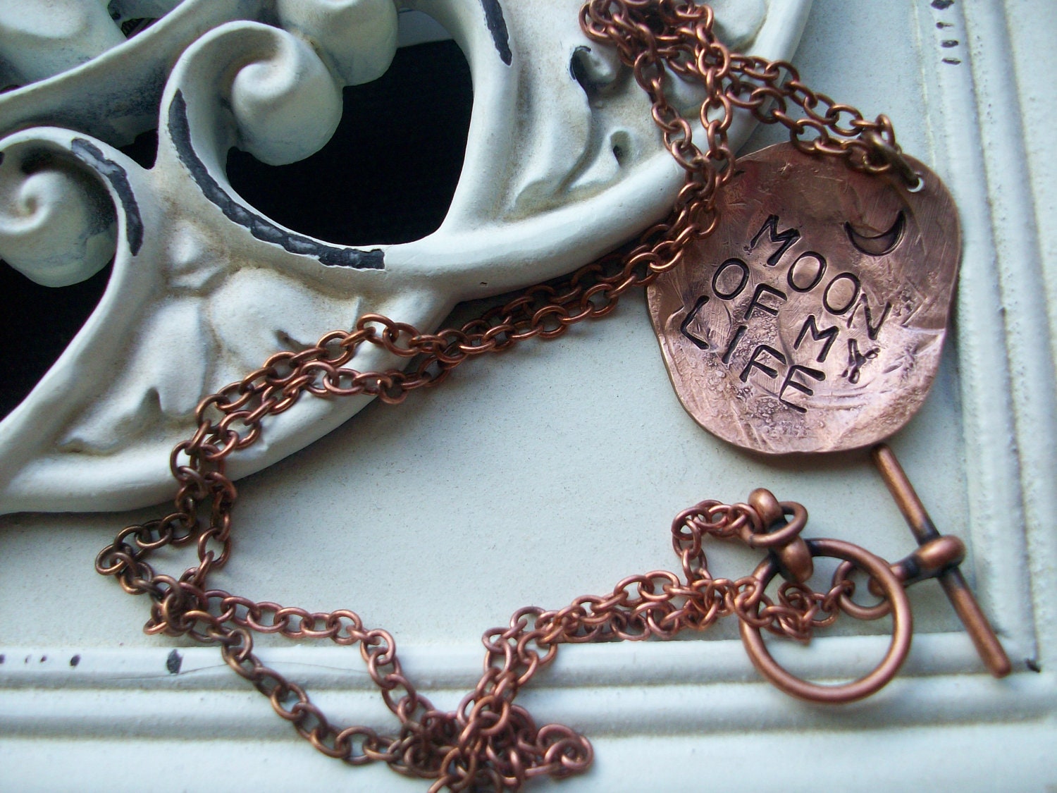 Game of Thrones inspired Necklace Hand Hammered the Moon of my Life jewelry