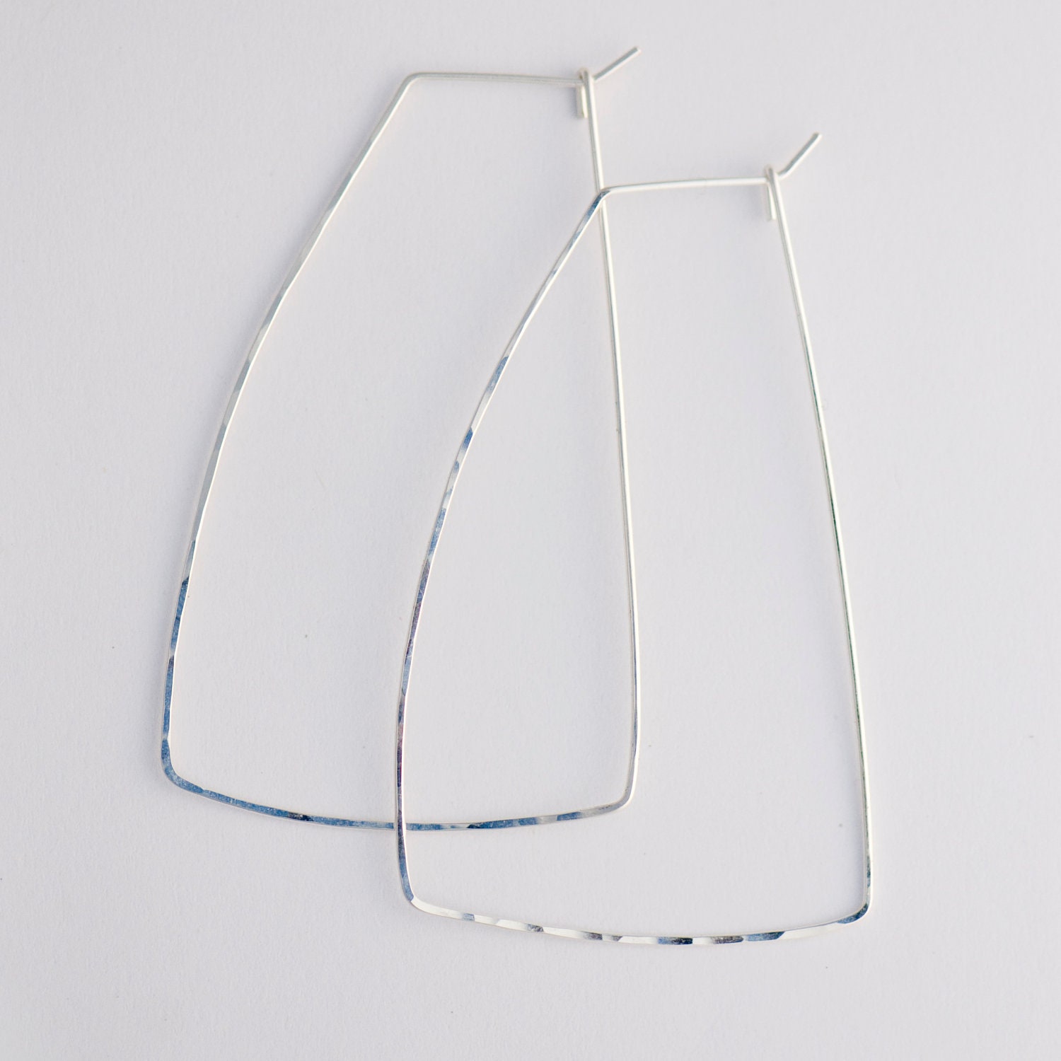 Boxy Hoops, silver