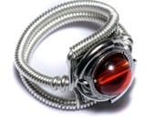 Cyberpunk Jewelry - Ring - Red (Custom size available - see description)