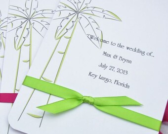 Beach Wedding Fans