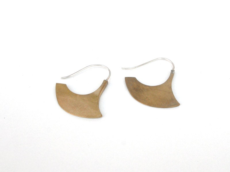 BLADES -bronze- earrings