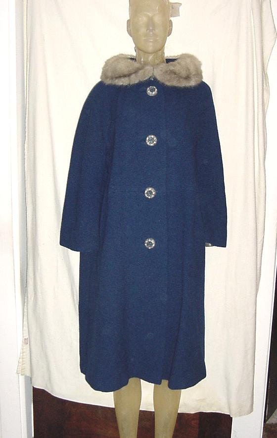 Ladies Blue Coat