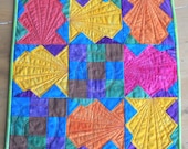 SHELLS - art quilt - original design