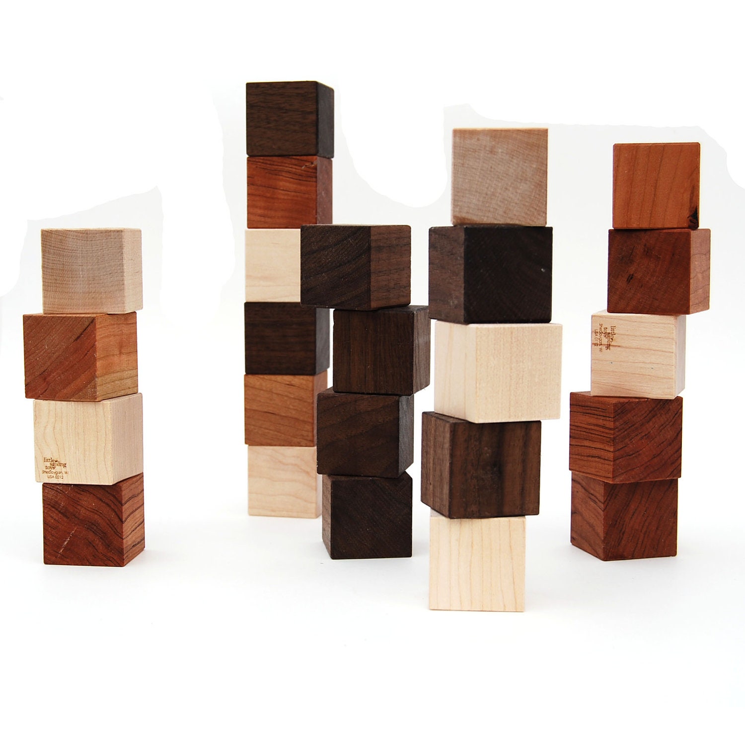 wooden blocks, 36 organic baby's first block set