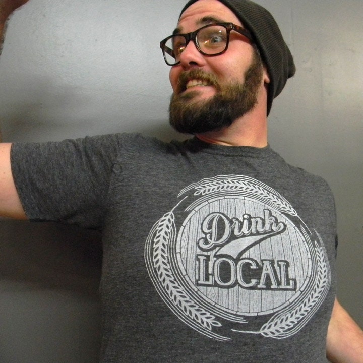 Drink Local - mens crew neck