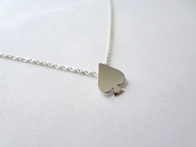 Spade Necklace