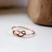 14k Solid Gold Infinity Ring Knot Ring