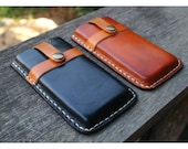 NEW iPhone 5 Leather Case Hand Stitched - Unisex Women / Valentines Man Men Gift