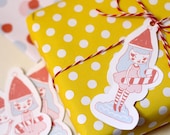 Printable: Girlie Gift Tags for Christmas (4 designs)