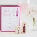 Bottle of Wine and Wine Glass Rubber Stamp Set - Cheers to Handmade Gift Tags Cards Place Cards for the Wine Lover