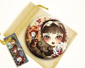 Hidden Garden 3.5 inches Pinback Button Badge
