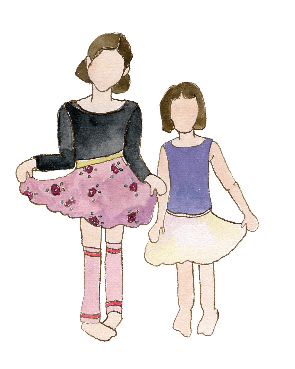 Original Personalized Portrait for up to 4 people