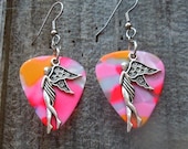 Fairy Guitar Pick Earrings