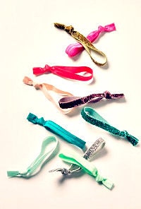 Mystery hair tie lot. anthropologie. glitter. neon. ruffled.