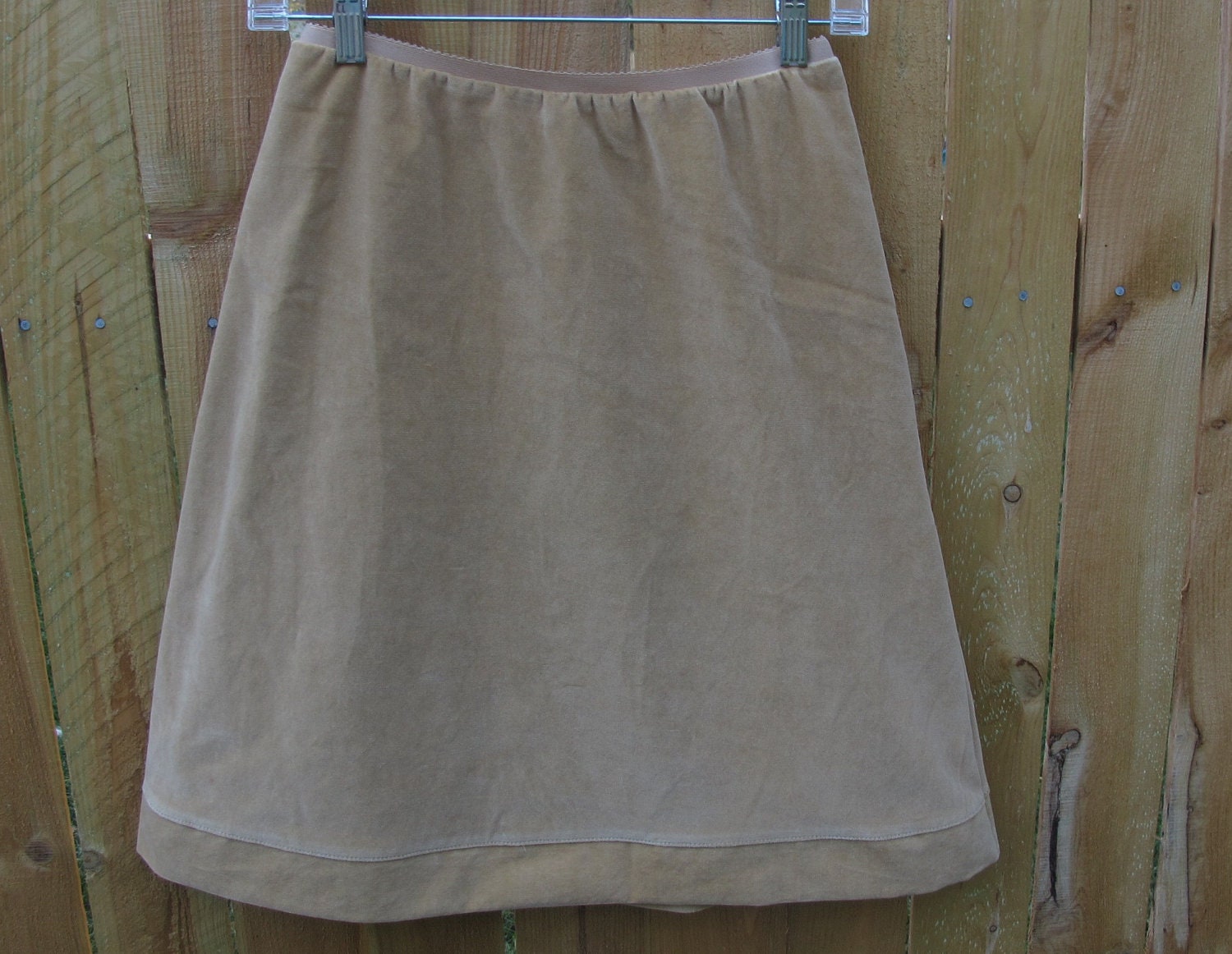 Belle Skirt - Easy A-Line - Brushed Corduroy Skirt - Size Medium