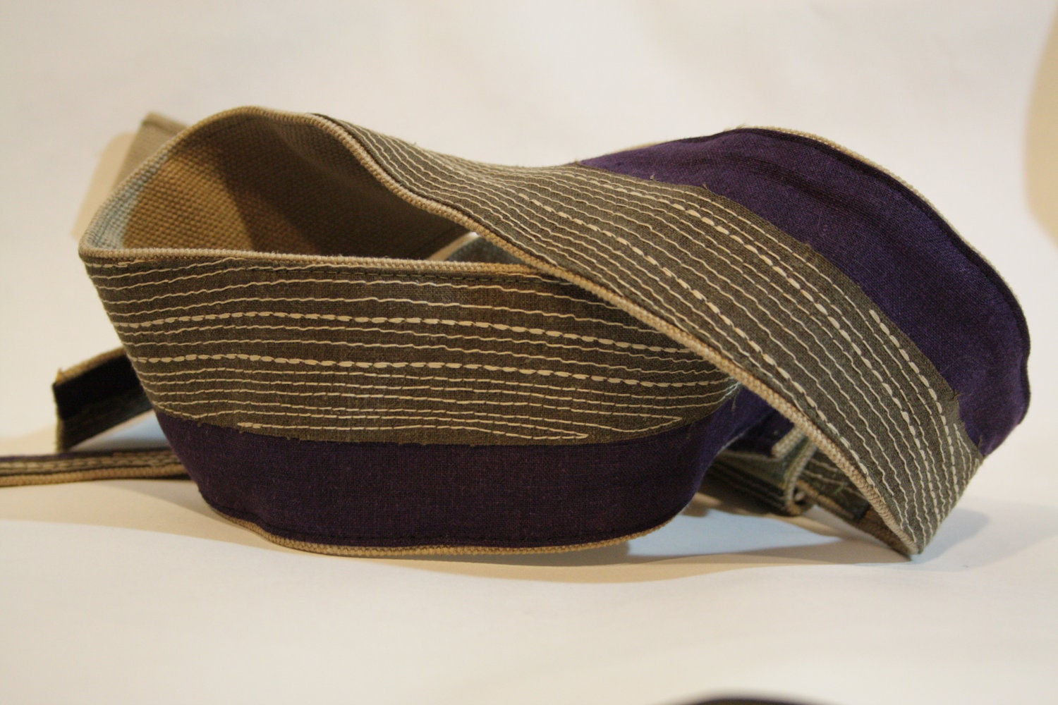 Hemp guitar Strap-Strata Design- vegan too
